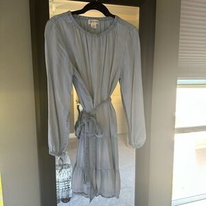 Cloth & Stone denim Long Sleeve Sundress
